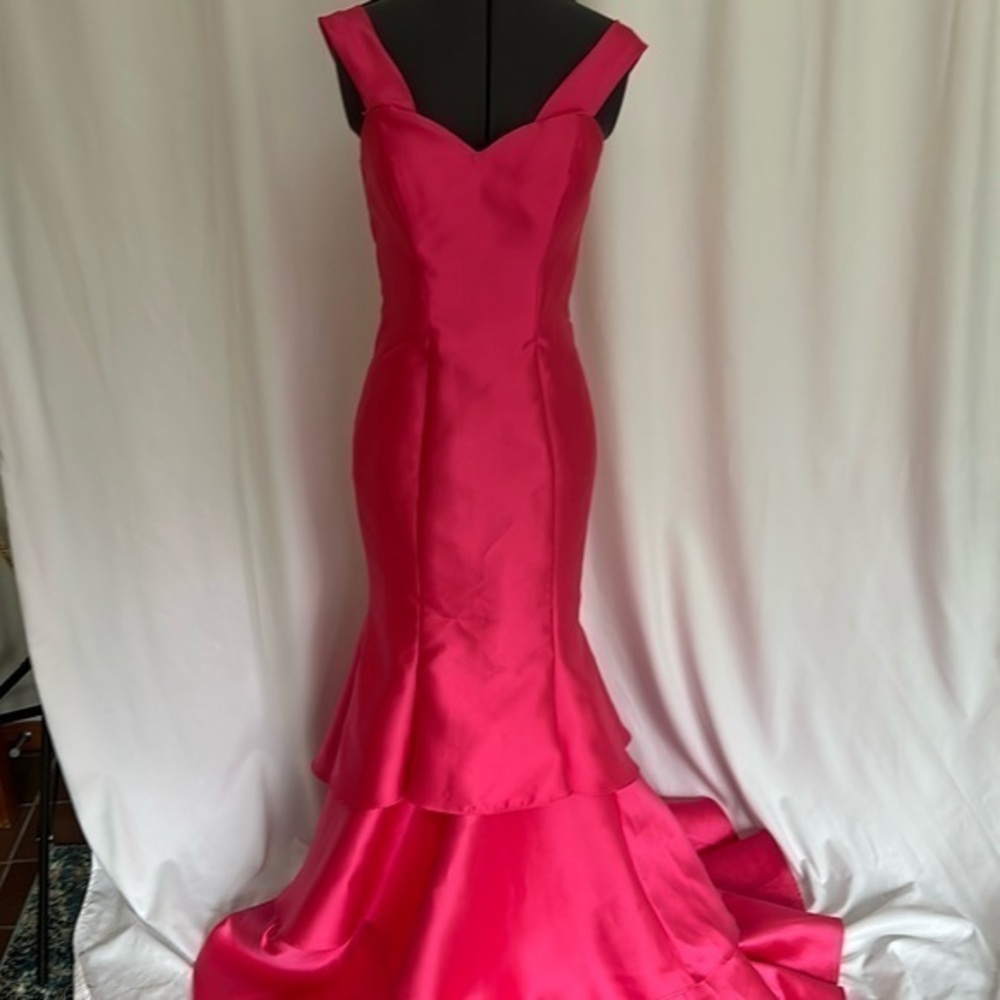 B. Smart dress long pink gown mermaid style size 5 juniors